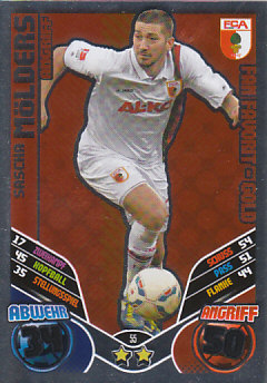 Sascha Molders FC Augsburg 2011/12 Topps MA Bundesliga Update Fan Favorit-Gold #55