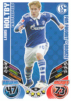 Lewis Holtby Schalke 04 2011/12 Topps MA Bundesliga Update Fan Favorit-Bronze #106
