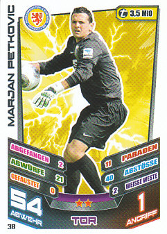 Marjan Petkovic Eintracht Braunschweig 2013/14 Topps MA Bundesliga #38