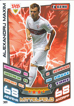 Alexandru Maxim VfB Stuttgart 2013/14 Topps MA Bundesliga #301