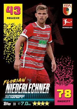 Florian Niederlechner FC Augsburg Topps Match Attax Bundesliga 2022/23 #33