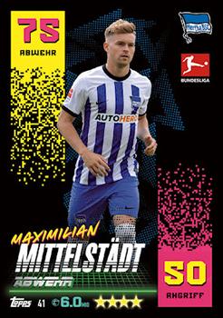 Maximilian Mittelstadt Hertha Berlin Topps Match Attax Bundesliga 2022/23 #41
