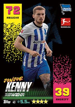 Jonjoe Kenny Hertha Berlin Topps Match Attax Bundesliga 2022/23 #43