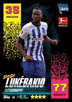 Dodi Lukebakio Hertha Berlin Topps Match Attax Bundesliga 2022/23 #48