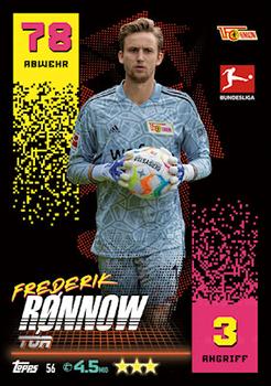 Frederik Ronnow Union Berlin Topps Match Attax Bundesliga 2022/23 #56