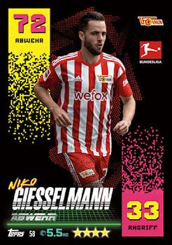 Niko Giesselmann Union Berlin Topps Match Attax Bundesliga 2022/23 #58