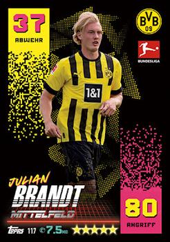 Julian Brandt Borussia Dortmund Topps Match Attax Bundesliga 2022/23 #117