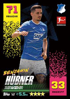 Benjamin Hubner TSG 1899 Hoffenheim Topps Match Attax Bundesliga 2022/23 #167