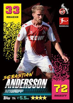 Sebastian Andersson 1.FC Koln Topps Match Attax Bundesliga 2022/23 #194