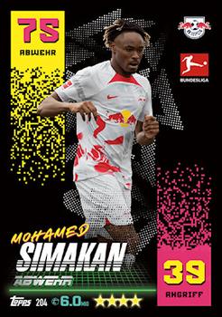 Mohamed Simakan RB Leipzig Topps Match Attax Bundesliga 2022/23 #204