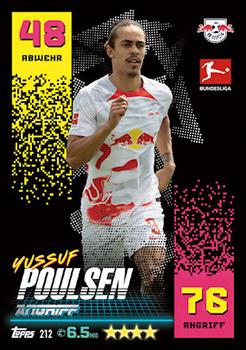 Yussuf Poulsen RB Leipzig Topps Match Attax Bundesliga 2022/23 #212