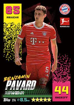 Benjamin Pavard Bayern Munchen Topps Match Attax Bundesliga 2022/23 #276