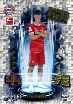 Paul Wanner Bayern Munchen Topps Match Attax Bundesliga 2022/23 Helden von Morgen #288