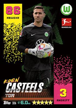 Koen Casteels VfL Wolfsburg Topps Match Attax Bundesliga 2022/23 #326