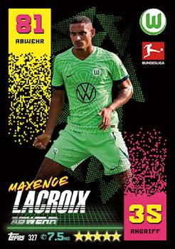 Maxence Lacroix VfL Wolfsburg Topps Match Attax Bundesliga 2022/23 #327