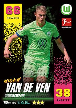 Micky van de Ven VfL Wolfsburg Topps Match Attax Bundesliga 2022/23 #329
