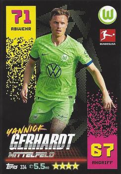 Yannick Gerhardt VfL Wolfsburg Topps Match Attax Bundesliga 2022/23 #334