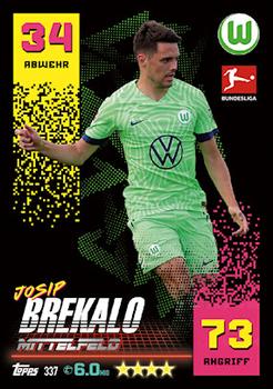 Josip Brekalo VfL Wolfsburg Topps Match Attax Bundesliga 2022/23 #337