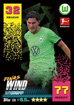 Jonas Wind VfL Wolfsburg Topps Match Attax Bundesliga 2022/23 #338