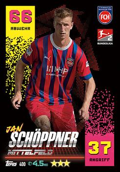 Jan Schoppner Heidenheim 1846 Topps Match Attax Bundesliga 2022/23 2.Bundesliga #400