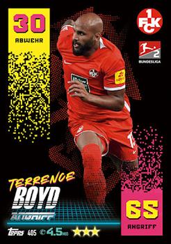 Terrence Boyd 1.FC Kaiserslautern Topps Match Attax Bundesliga 2022/23 2.Bundesliga #405