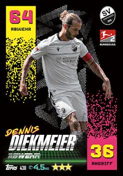 Dennis Diekmeier SV Sandhausen Topps Match Attax Bundesliga 2022/23 2.Bundesliga #430