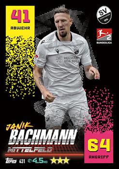 Janik Bachmann SV Sandhausen Topps Match Attax Bundesliga 2022/23 2.Bundesliga #431