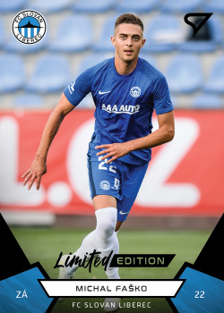 Michal Fasko Slovan Liberec SportZoo FORTUNA:LIGA 2021/22 1. serie Black /19 #83