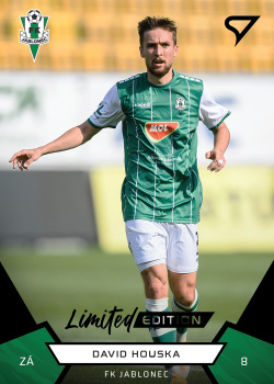 David Houska Jablonec SportZoo FORTUNA:LIGA 2021/22 1. serie Black /19 #103