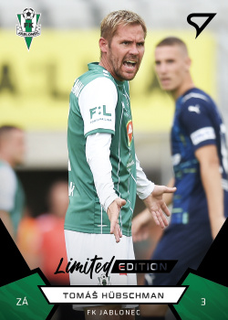 Tomas Hubschman Jablonec SportZoo FORTUNA:LIGA 2021/22 1. serie Black /19 #104