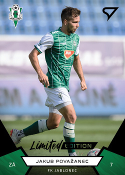 Jakub Povazanec Jablonec SportZoo FORTUNA:LIGA 2021/22 1. serie Black /19 #109