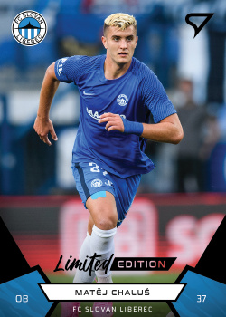 Matej Chalus Slovan Liberec SportZoo FORTUNA:LIGA 2021/22 1. serie Black /19 #79