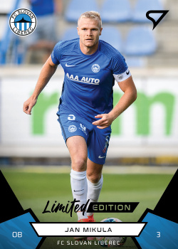 Jan Mikula Slovan Liberec SportZoo FORTUNA:LIGA 2021/22 1. serie Black /19 #81