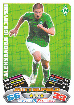 Aleksandar Ignjovski Werder Bremen 2012/13 Topps MA Bundesliga #33