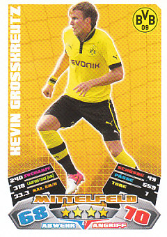 Kevin Grosskreutz Borussia Dortmund 2012/13 Topps MA Bundesliga #47