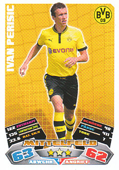Ivan Perisic Borussia Dortmund 2012/13 Topps MA Bundesliga #48