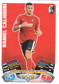 Daniel Caligiuri SC Freiburg 2012/13 Topps MA Bundesliga #98