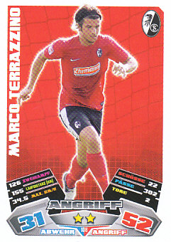 Marco Terrazzino SC Freiburg 2012/13 Topps MA Bundesliga #108