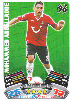 Mohammed Abdellaoue Hannover 96 2012/13 Topps MA Bundesliga #161