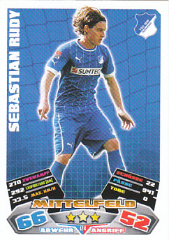 Sebastian Rudy TSG 1899 Hoffenheim 2012/13 Topps MA Bundesliga #174