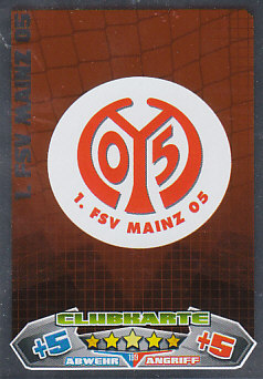Club Logo 1. FSV Mainz 05 2012/13 Topps MA Bundesliga #199