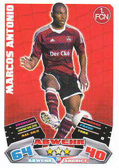 Marcos Antonio 1. FC Nurnberg 2012/13 Topps MA Bundesliga #259