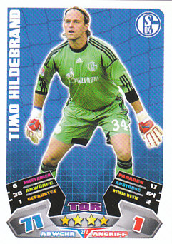 Timo Hildebrand Schalke 04 2012/13 Topps MA Bundesliga #272