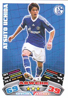 Atsuto Uchida Schalke 04 2012/13 Topps MA Bundesliga #277