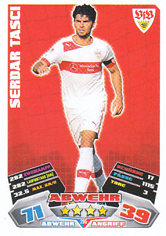 Serdar Tasci VfB Stuttgart 2012/13 Topps MA Bundesliga #295