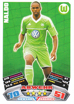 Naldo VfL Wolfsburg 2012/13 Topps MA Bundesliga #311
