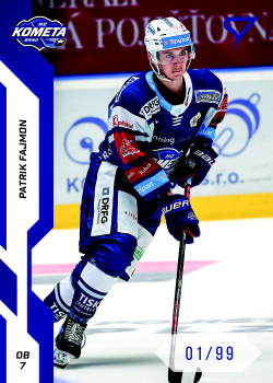 Patrik Fajmon Kometa Brno Tipsport ELH 2022/23 SportZoo 2. serie Blue /99 #332