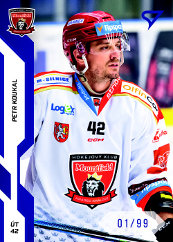 Petr Koukal Hradec Kralove Tipsport ELH 2022/23 SportZoo 2. serie Blue /99 #289
