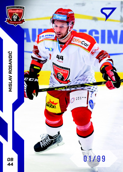 Mislav Rosandic Hradec Kralove Tipsport ELH 2022/23 SportZoo 2. serie Blue /99 #286