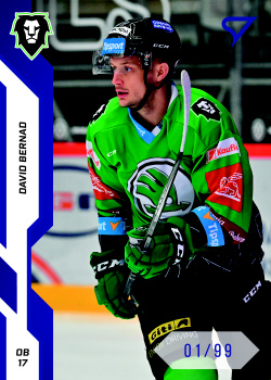 David Bernad Mlada Boleslav Tipsport ELH 2022/23 SportZoo 2. serie Blue /99 #277